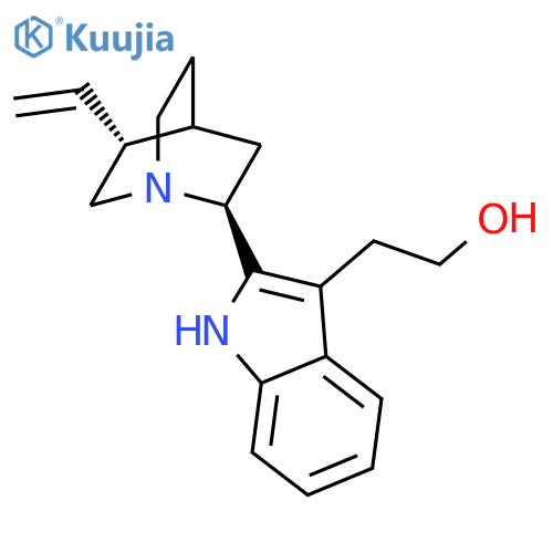 1H-Indole-3-ethanol,2-[(1S,2S,4S,5R)-5-ethenyl-1-azabicyclo[2.2.2]oct-2-yl]- structure