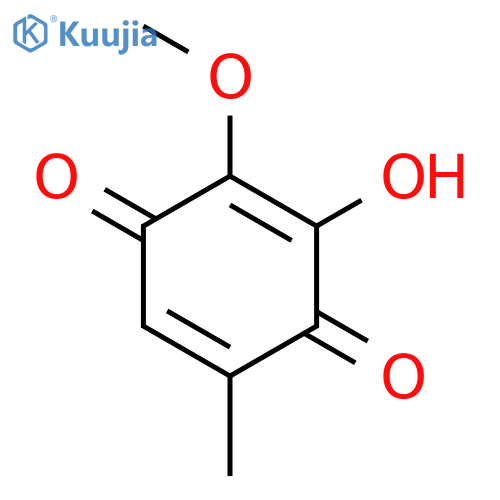 2,5-Cyclohexadiene-1,4-dione,3-hydroxy-2-methoxy-5-methyl- structure
