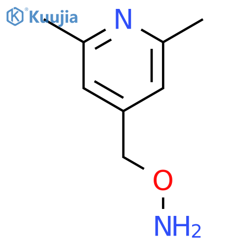 Pyridine, 4-[(aminooxy)methyl]-2,6-dimethyl- structure