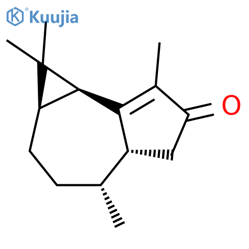 6H-Cycloprop[e]azulen-6-one,1,1a,2,3,4,4a,5,7b-octahydro-1,1,4,7-tetramethyl-, (1aR,4R,4aR,7bS)- structure