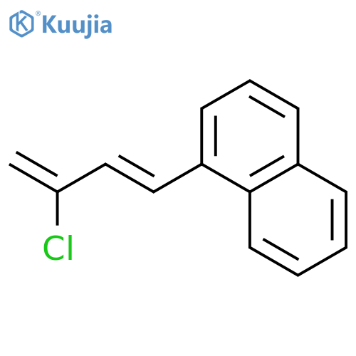 Naphthalene, 1-[(1E)-3-chloro-1,3-butadienyl]- structure