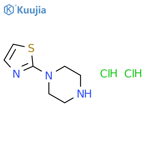 1-(2-Thiazolyl)piperazinedihydrochloride structure
