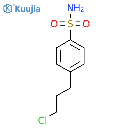 4-(3-chloropropyl)benzene-1-sulfonamide structure