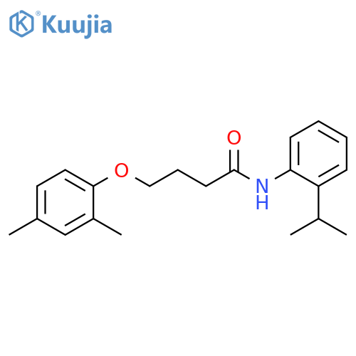 4-(2,4-dimethylphenoxy)-N-2-(propan-2-yl)phenylbutanamide structure