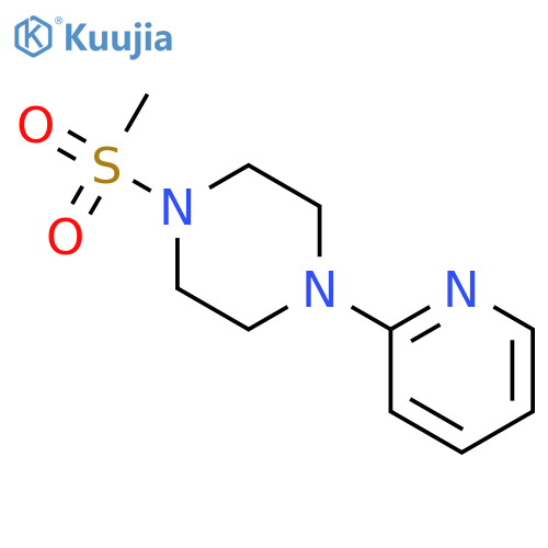 Piperazine, 1-(methylsulfonyl)-4-(2-pyridinyl)- structure