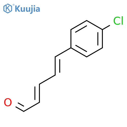 (2E,4E)-5-(4-Chlorophenyl)penta-2,4-dienal structure