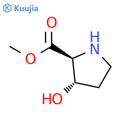 methyl (2S,3S)-3-hydroxypyrrolidine-2-carboxylate structure