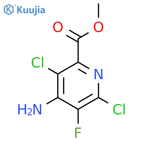 2-Pyridinecarboxylic acid, 4-amino-3,6-dichloro-5-fluoro-, methyl ester structure