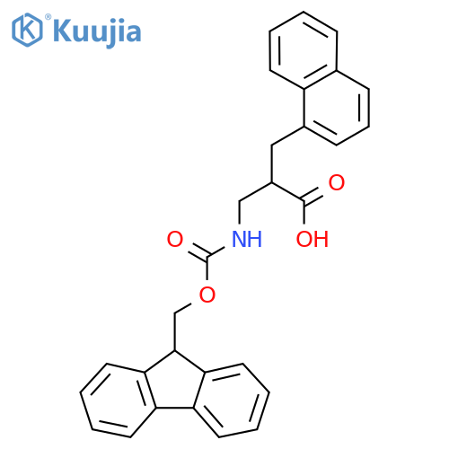 (R,S)-Fmoc-3-amino-2-(naphthalen-1-ylmethyl)-propionic acid structure
