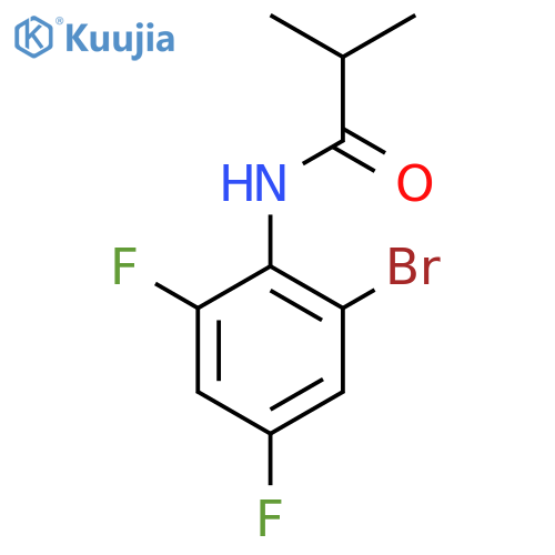 N-(2-Bromo-4,6-difluorophenyl)-2-methylpropanamide structure