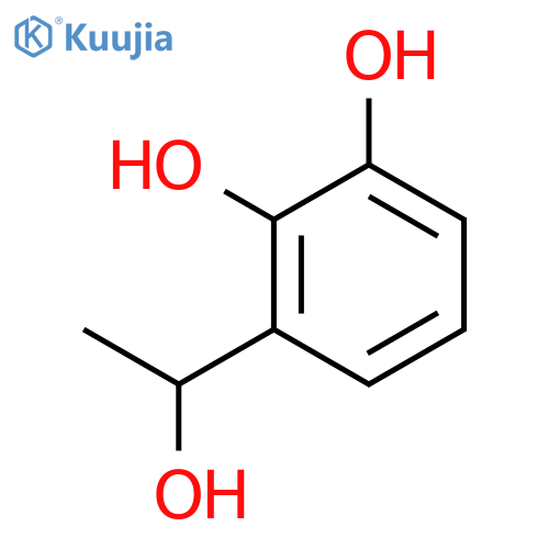 3-(1R)-1-hydroxyethylbenzene-1,2-diol structure