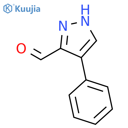 4-Phenyl-1H-pyrazole-3-carbaldehyde structure