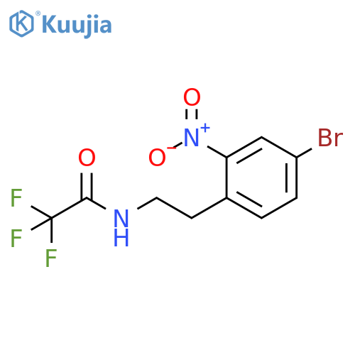 Acetamide, N-[2-(4-bromo-2-nitrophenyl)ethyl]-2,2,2-trifluoro- structure