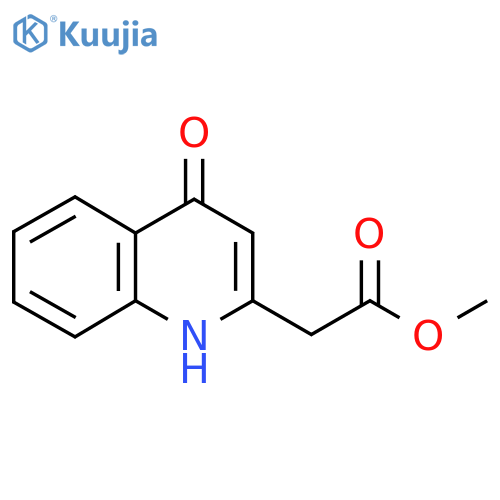 Methyl 2-(4-oxo-1H-quinolin-2-yl)acetate structure