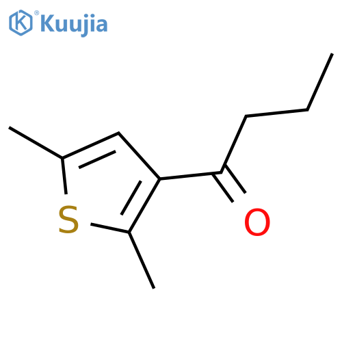 1-(2,5-Dimethylthiophen-3-yl)butan-1-one structure