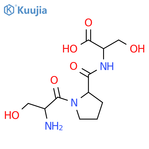 L-Serine, L-seryl-L-prolyl- structure