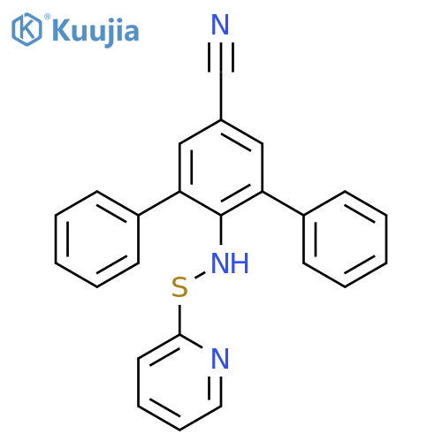 Amidogen, (5'-cyano[1,1':3',1''-terphenyl]-2'-yl)(2-pyridinylthio)- structure