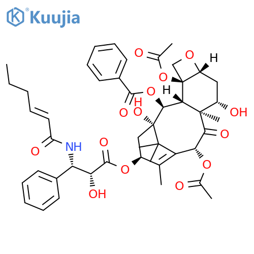 N-Debenzoyl-N-(3E)-hex-3-enoyl Paclitaxel structure