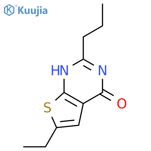 6-ethyl-2-propyl-3H,4H-thieno2,3-dpyrimidin-4-one structure