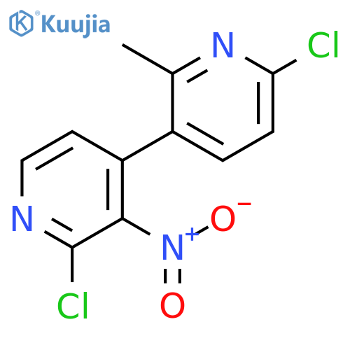 3,4'-Bipyridine, 2',6-dichloro-2-methyl-3'-nitro- structure