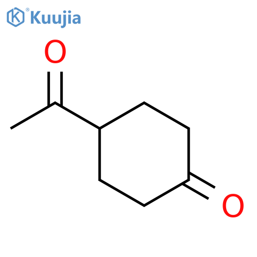 Cyclohexanone, 4-acetyl- structure