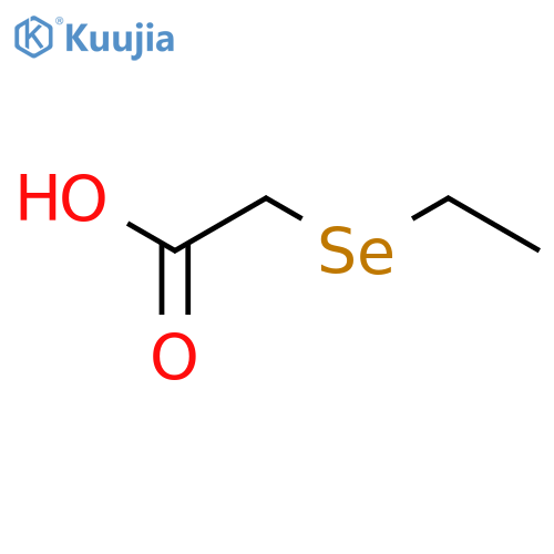 Acetic acid, (ethylseleno)- structure