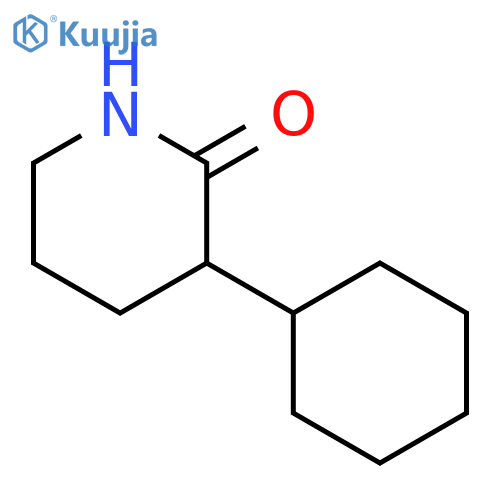 3-cyclohexylpiperidin-2-one structure