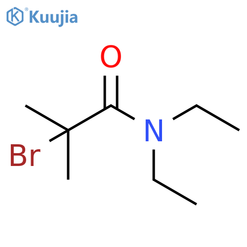 2-Bromo-N,N-diethyl-2-methylpropionamide structure