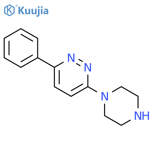 3-Phenyl-6-(piperazin-1-yl)pyridazine structure
