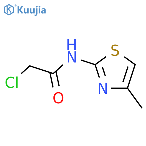 N-(Chloroacetyl)2-amino-4-methylthiazol structure