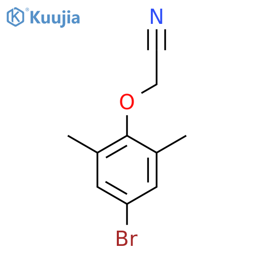 2-(4-Bromo-2,6-dimethylphenoxy)acetonitrile structure