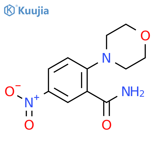 2-(Morpholin-4-yl)-5-nitrobenzamide structure
