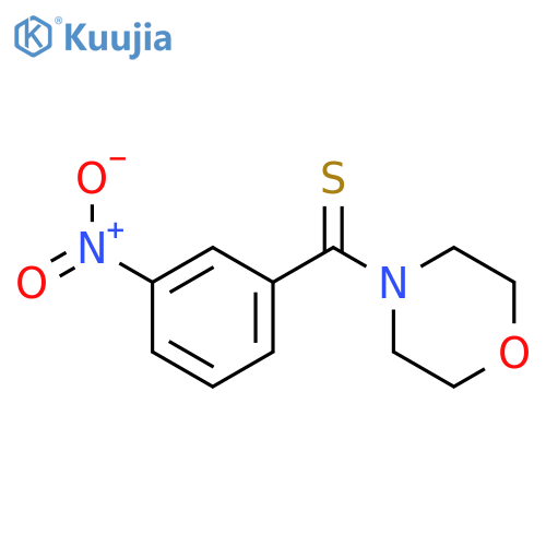 Morpholine, 4-[(3-nitrophenyl)thioxomethyl]- structure