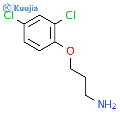 1-(3-aminopropoxy)-2,4-dichlorobenzene structure