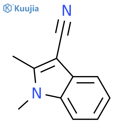 1,2-Dimethyl-1H-indole-3-carbonitrile structure