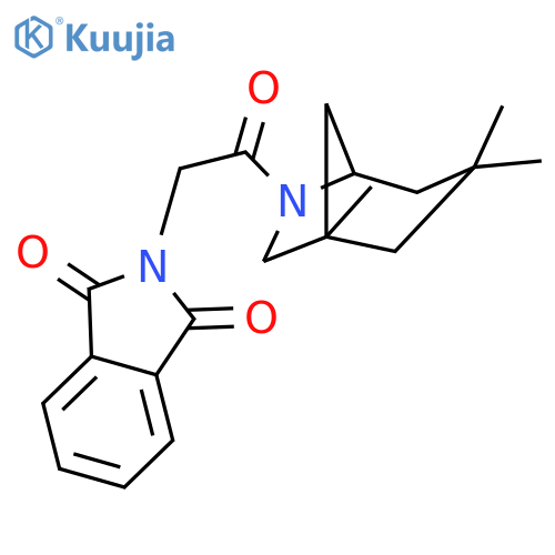 <br>2-[2-oxo-2-(1,3,3-trimethyl-6-azabicyclo[3.2.1]oct-6-yl)ethyl]-1H-isoindole -1,3(2H)-dione structure