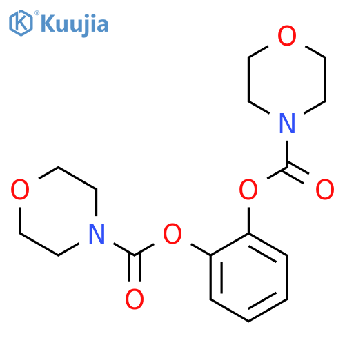 2-(morpholine-4-carbonyloxy)phenyl morpholine-4-carboxylate structure