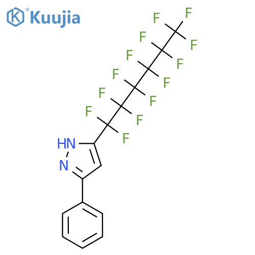 3-Perfluorohexyl-5-phenylpyrazole structure