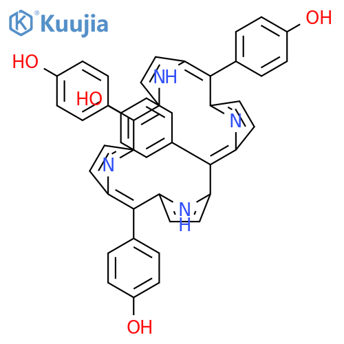5,10,15,20-Tetrakis(4-hydroxyphenyl)-21H,23H-porphine structure