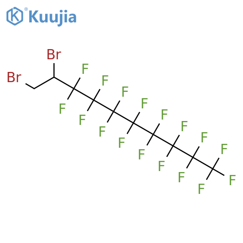 1,2-Dibromo-1H,1H,2H-perfluorodecane structure