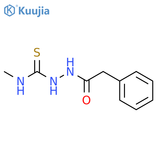 N-Methyl-2-(phenylacetyl)hydrazinecarbothioamide structure