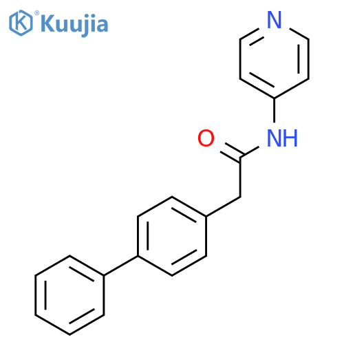 N-4-Pyridinyl1,1'-biphenyl-4-acetamide structure