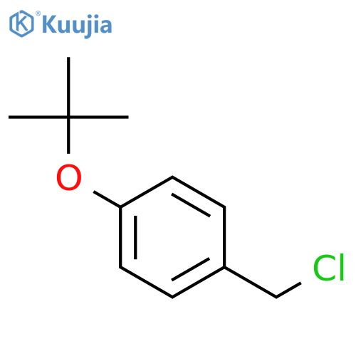 Benzene, 1-(chloromethyl)-4-(1,1-dimethylethoxy)- structure