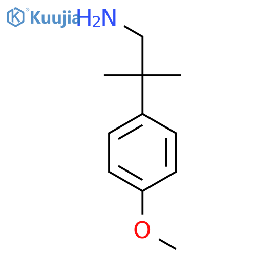 2-(4-Methoxyphenyl)-2-methylpropan-1-amine structure