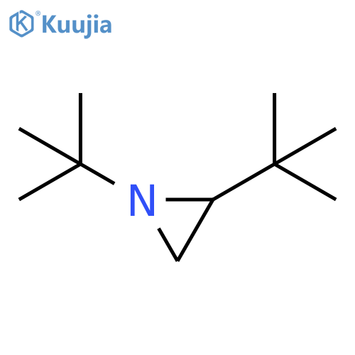 Aziridine, 1,2-bis(1,1-dimethylethyl)- structure