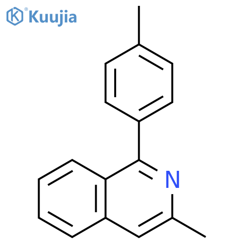 Isoquinoline, 3-methyl-1-(4-methylphenyl)- structure
