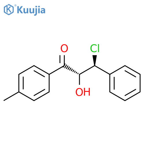 1-PROPANONE, 3-CHLORO-2-HYDROXY-1-(4-METHYLPHENYL)-3-PHENYL-, (R*,S*)- structure