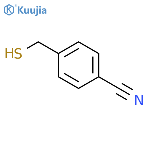 4-(sulfanylmethyl)benzonitrile structure