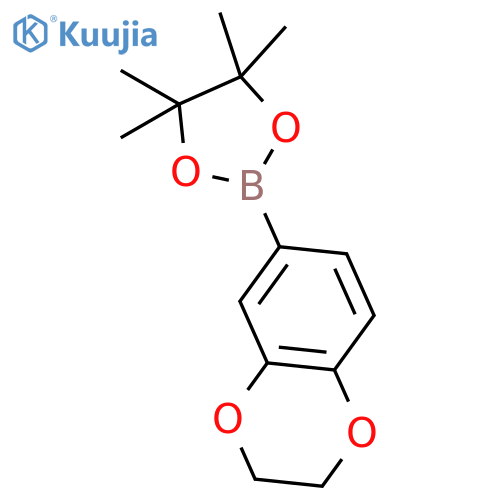 2-(2,3-Dihydrobenzo[b][1,4]dioxin-6-yl)-4,4,5,5-tetramethyl-1,3,2-dioxaborolane structure
