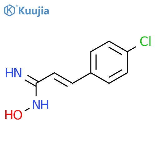 2-Propenimidamide, 3-(4-chlorophenyl)-N-hydroxy-, (E)- structure